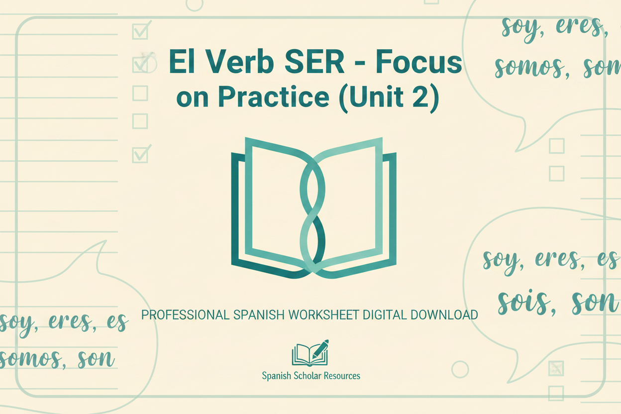 The Verb SER – Focus on Practice Unit 2 – portada
